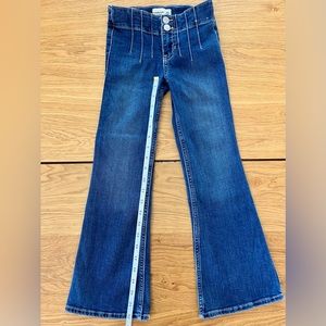 abercrombie kids flare jeans 5/6 LONG